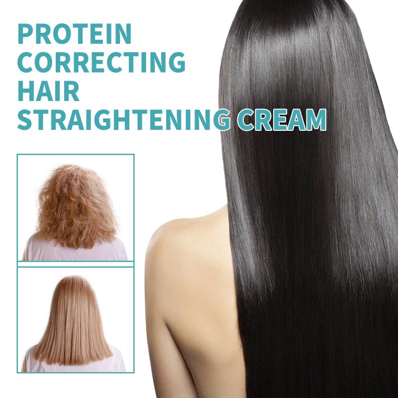 100g Protein Hair Straightening Cream Frizz Split Ends Repair