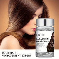 50pcs Vitamin Hair Capsules Repair Damaged Hair & Add Glossy Shine