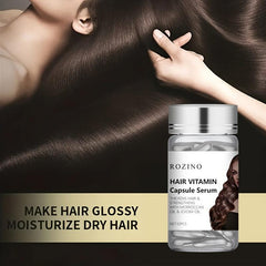 50pcs Vitamin Hair Capsules Repair Damaged Hair & Add Glossy Shine
