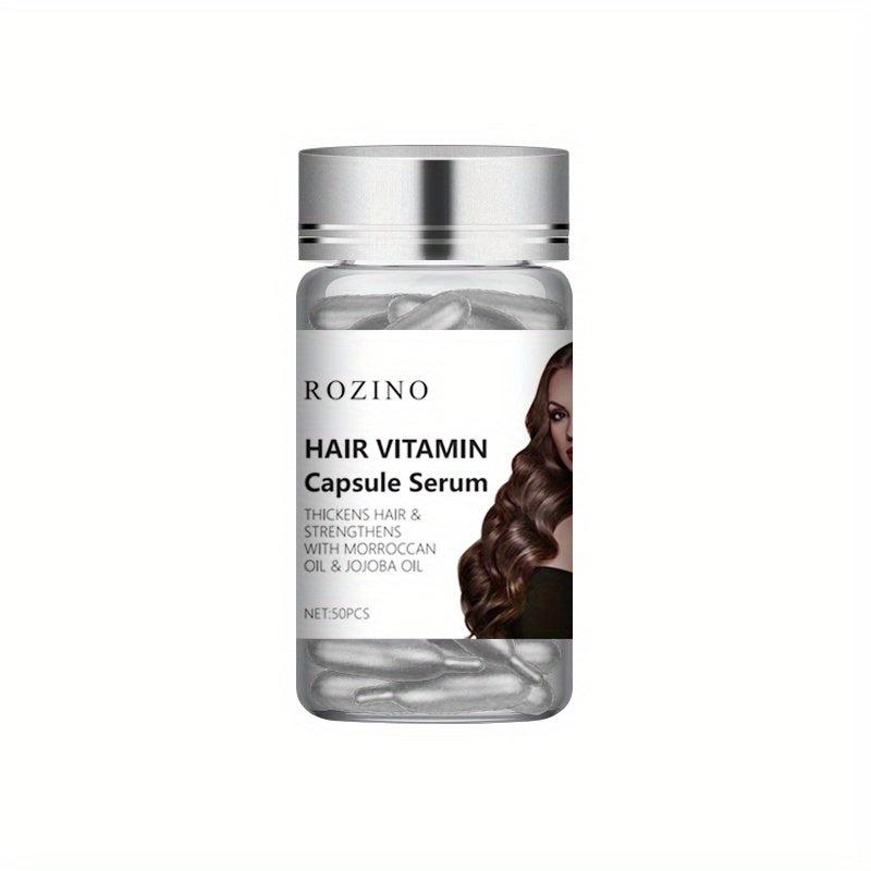 50pcs Vitamin Hair Capsules Repair Damaged Hair & Add Glossy Shine