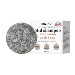 Rice Water Shampoo Soap Silicone Control Essential Shampoo Bar