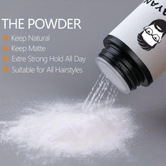 Textured Hair Styling Powder Colorless Matte Finish