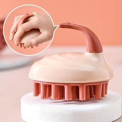 Silicone Scalp Massager Brush Shower Hair Brush