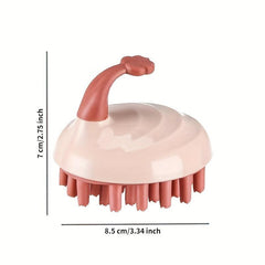 Silicone Scalp Massager Brush Shower Hair Brush