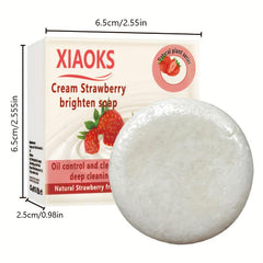 Strawberry Fragrance Shampoo Soap for Deep Cleansing