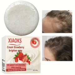 Strawberry Fragrance Shampoo Soap for Deep Cleansing