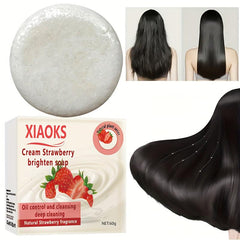 Strawberry Fragrance Shampoo Soap for Deep Cleansing