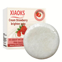 Strawberry Fragrance Shampoo Soap for Deep Cleansing