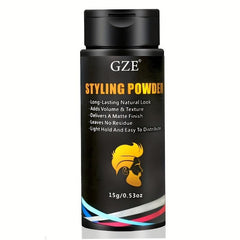 Matte Hair Styling Powder for Men Natural Look Easy to Apply