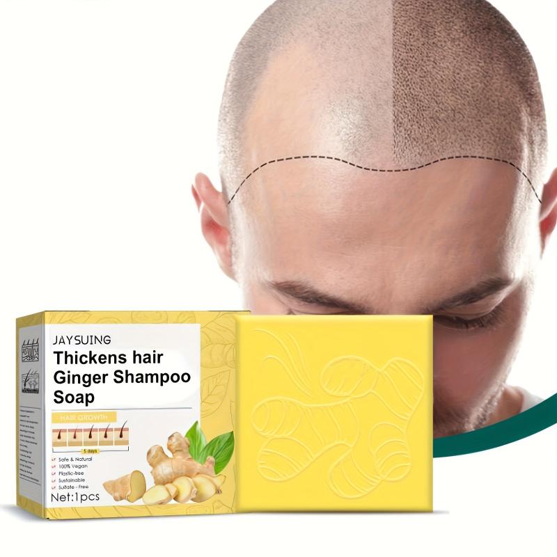 Organic Ginger Shampoo Soap Hair Thickening Strengthening All Hair Types