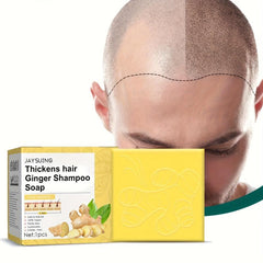 Organic Ginger Shampoo Soap Hair Thickening Strengthening All Hair Types