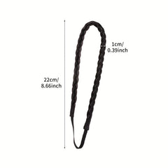 4pcs Elastic Braided Headbands Stretchy Hair Bands Hair Decor
