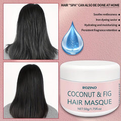 Coconut Fig Hair Masque Moisturize Care Repair Soften Fluffy