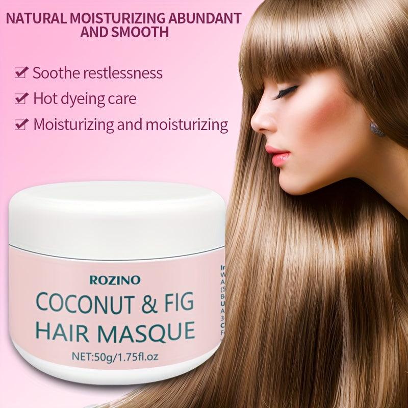 Coconut Fig Hair Masque Moisturize Care Repair Soften Fluffy