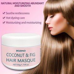 Coconut Fig Hair Masque Moisturize Care Repair Soften Fluffy