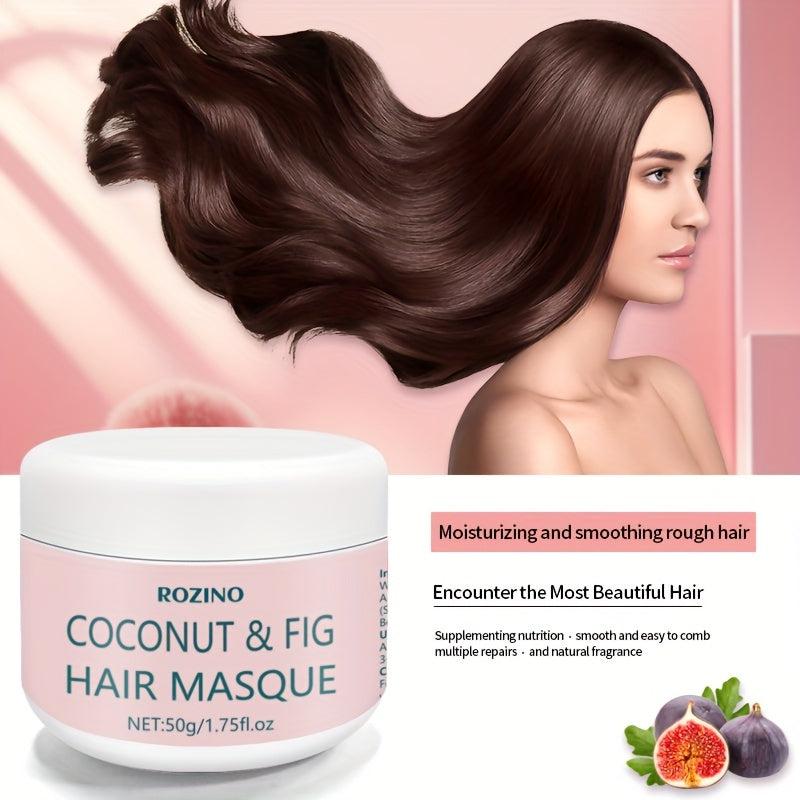 Coconut Fig Hair Masque Moisturize Care Repair Soften Fluffy