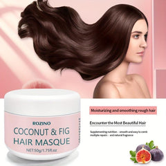 Coconut Fig Hair Masque Moisturize Care Repair Soften Fluffy