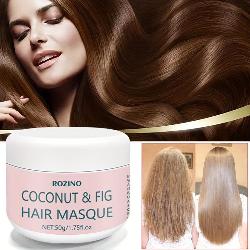 Coconut Fig Hair Masque Moisturize Care Repair Soften Fluffy