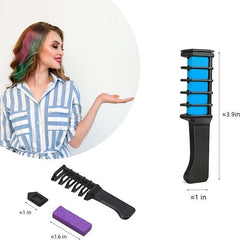 6-Color Washable Hair Chalk Comb Temporary Hair Cream