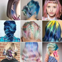 Hair Chalk Comb Temporary Washable Hair Dye Comb Christmas Easter St Patrick's