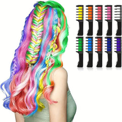 Washable Hair Chalk Comb for Girls Halloween Cosplay Age 4