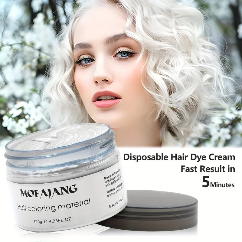 Temporary Hair Wax Halloween Y2K Instant Hair Dye Cream Hair Pomades
