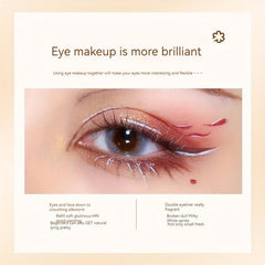 6pcs Waterproof Brown Eyeliner Set Fast Drying Smudge Proof Liquid Eye Makeup