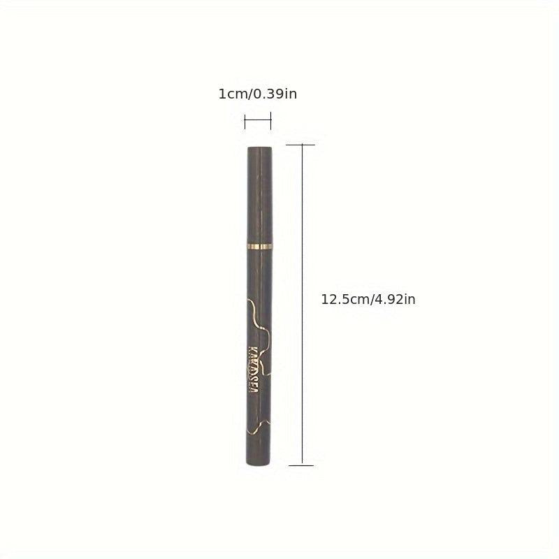 6pcs Waterproof Brown Eyeliner Set Fast Drying Smudge Proof Liquid Eye Makeup