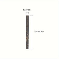 6pcs Waterproof Brown Eyeliner Set Fast Drying Smudge Proof Liquid Eye Makeup