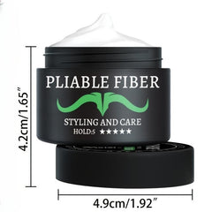 Fluffy Hair Styling Cream Anti Frizz Mud For Men Long Lasting Wax Daily Use
