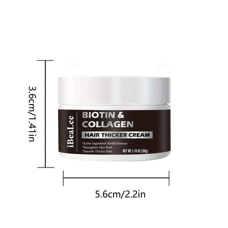 50g Biotin & Collagen Hair Cream Strengthens Roots Revitalizes Hair Health