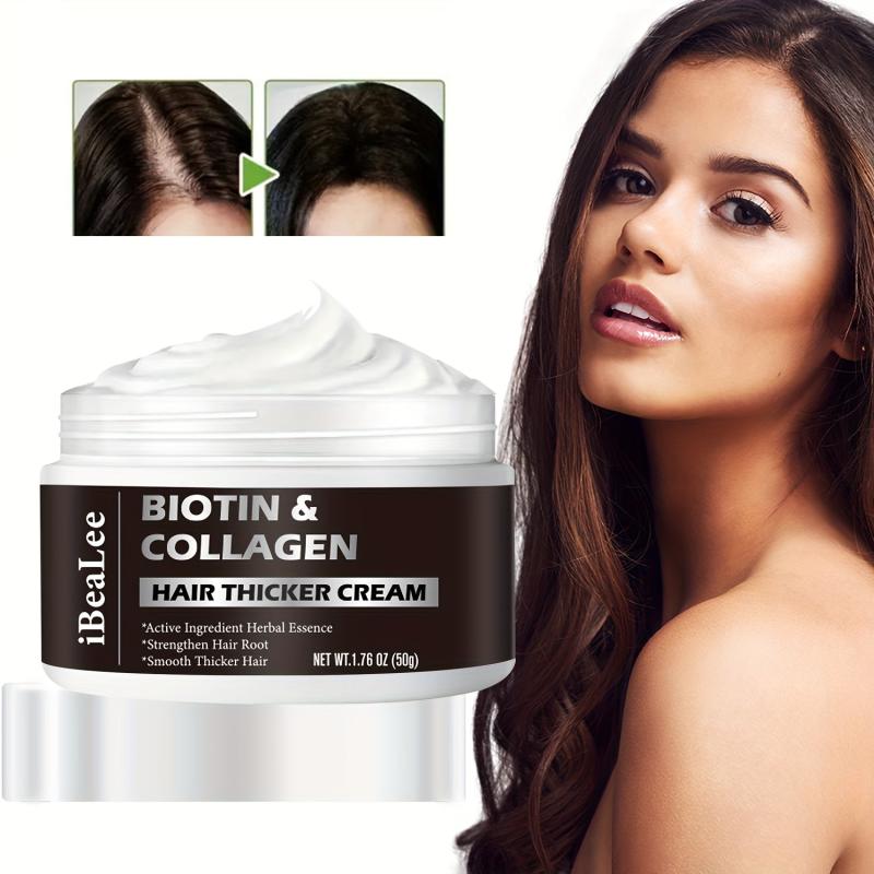50g Biotin & Collagen Hair Cream Strengthens Roots Revitalizes Hair Health