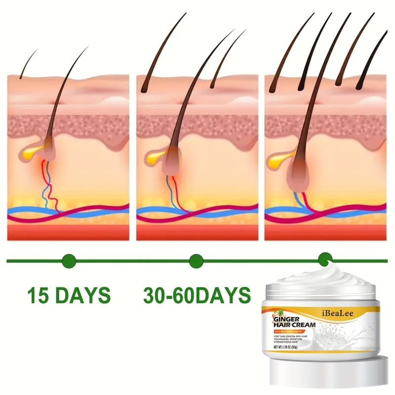 Ginger Hair Cream Natural Hair Care Product for Women & Men