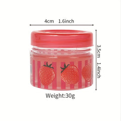 Fruit Flavor Lip Balm Moisturizing Lip Plumper Jelly Tinted Lip Mask