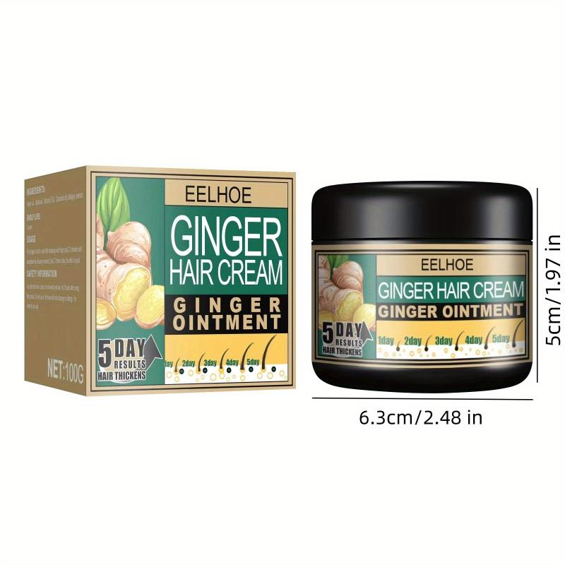 Ginger Hair Cream for Men and Women - Damage Repairing Hair Care Cream