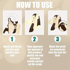 Ginger Hair Cream for Men and Women - Damage Repairing Hair Care Cream