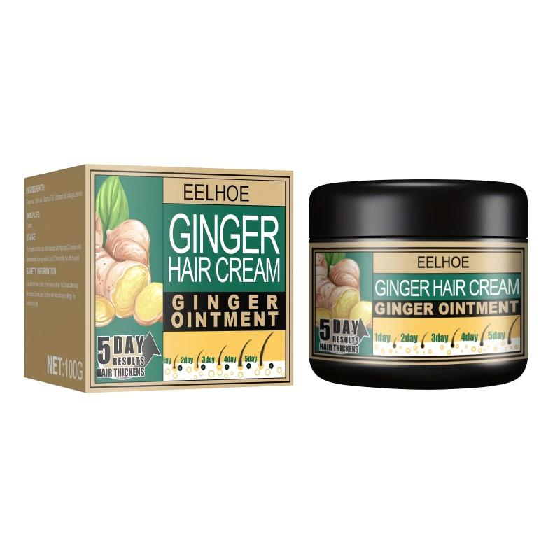 Ginger Hair Cream for Men and Women - Damage Repairing Hair Care Cream