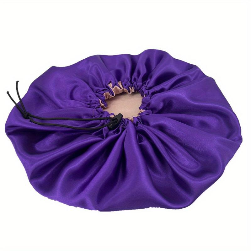 Soft Silk Bonnet Double Layer Night Cap