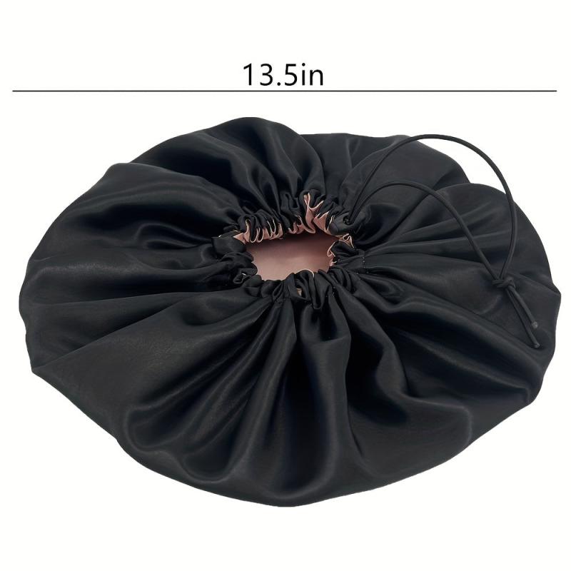 Soft Silk Bonnet Double Layer Night Cap