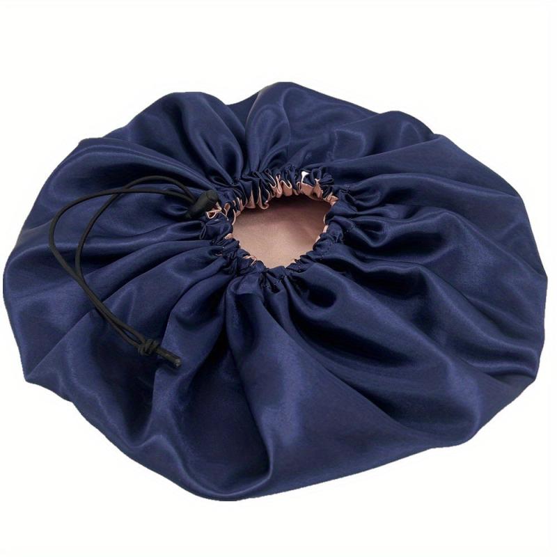 Soft Silk Bonnet Double Layer Night Cap