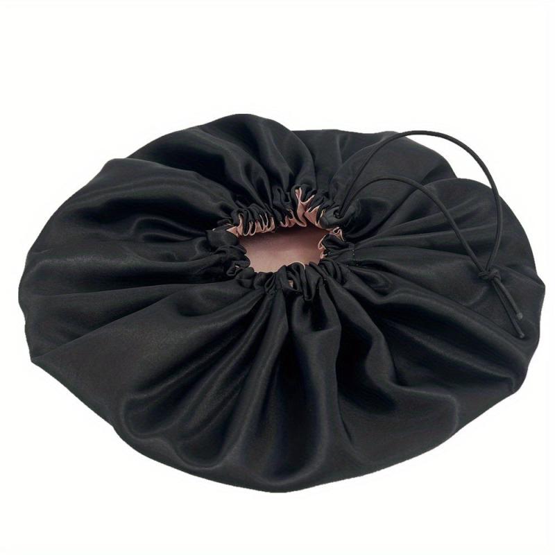 Soft Silk Bonnet Double Layer Night Cap