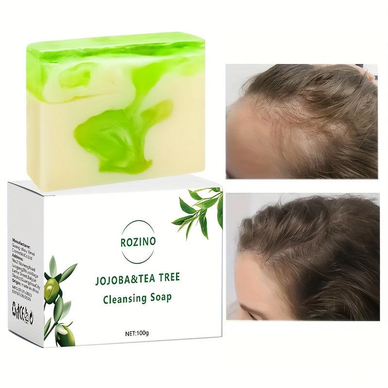 Tea Tree Shampoo Soap for Hair Care, Strengthens & Repairs Hair