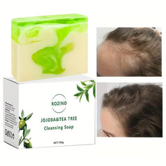 Tea Tree Shampoo Soap for Hair Care, Strengthens & Repairs Hair