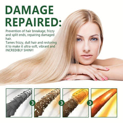 Hydrolyzed Keratin Hair Mask Fluffy Strengthen Anti Frizz Shine Deep Repair