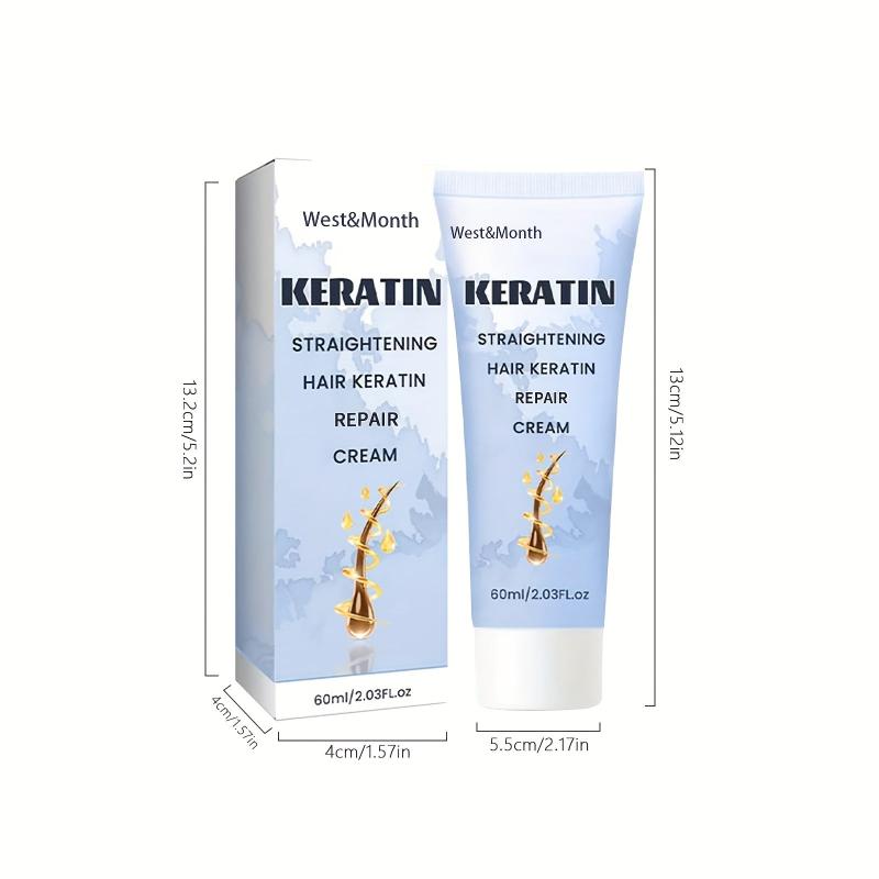 Keratin Smooth Care Cream Hair Straightening Cream Moisturizing Hair Mask