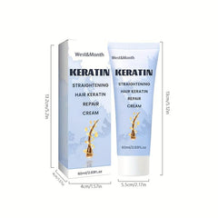 Keratin Smooth Care Cream Hair Straightening Cream Moisturizing Hair Mask