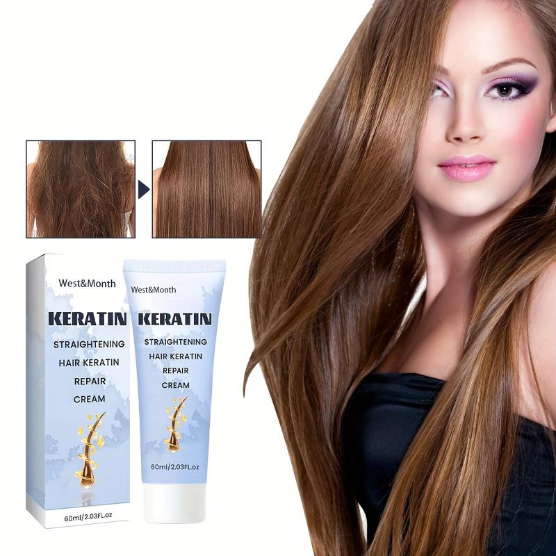 Keratin Smooth Care Cream Hair Straightening Cream Moisturizing Hair Mask