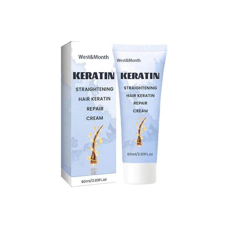 Keratin Smooth Care Cream Hair Straightening Cream Moisturizing Hair Mask
