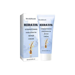 Keratin Smooth Care Cream Hair Straightening Cream Moisturizing Hair Mask