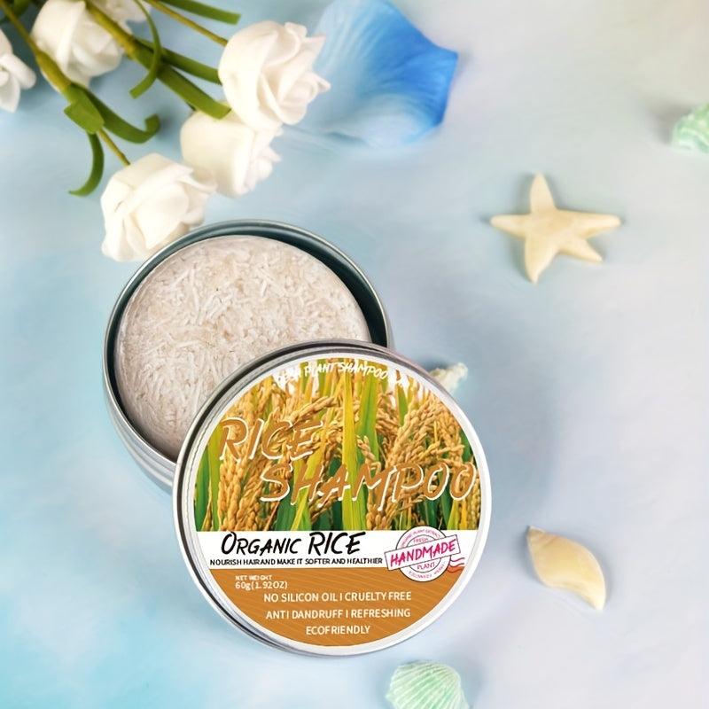 Organic Rice Shampoo Bar Hair Care for Men and Women